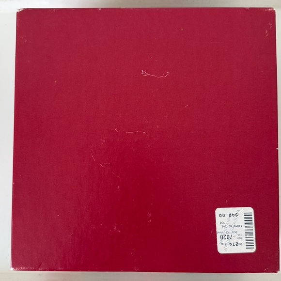 Ralph Lauren Vintage Floral Stripped Holiday Gift Box with Red Bow - Picture 7 of 11